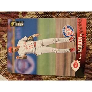 Barry Larkin - HOF - 1997 UD Collectors choice #80 - Reds - RAW Mint